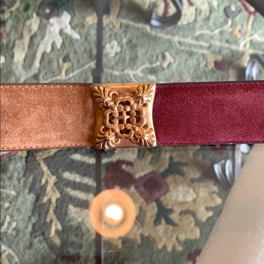 Brighton multi-colored leather belt. Sz M